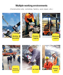 Rotary Buckle Work Sneakers Protective Shoes Lightweight Safety Shoes Puncture-Proof Anti-smash Steel Toe Shoes Work Boots Men