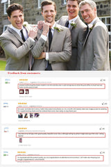 Luxury Red Floral Blue Silk Ties For Men 8cm Wide Necktie Set Pocket Square Cufflinks Brooch Pin Wedding Accessories Men's Gift