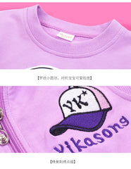 Fashion Girls Clothes Sets Autumn Winter Vest + Coat + Pants 3PCS Baby Kids Tracksuit Children’s Clothing Teen 5 6 8 10 12 years