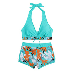 Floral Two-Piece Swimsuit – Adjustable Straps for Perfect Fit