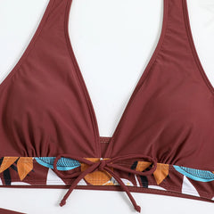 Floral Two-Piece Swimsuit – Adjustable Straps for Perfect Fit