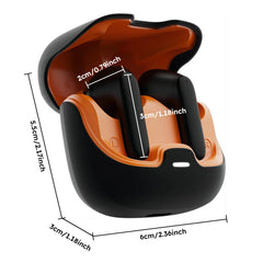 Bluetooth 5.4 TWS Wireless Bluetooth Earphones Ultra-low Latency Dual Microphone ENC Noise Cancelling in Ear Bluetooth Earphones