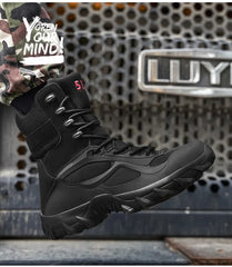 Men Tactical Boots Autumn Special Forces Field Man Boot Lightweight Outdoor Non-Slip Men Shoes Zapatillas Hombre