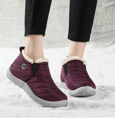 Men Boots Keep Warm Winter Shoes For Men Ankle Boots Fur Shoes.