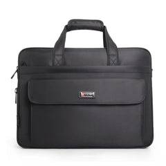 Business men's briefcase canvas waterproof large capacity 15.6 inch 17 inches laptop bag work business bag office messenger bag
