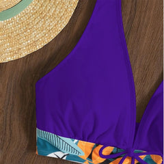 Floral Two-Piece Swimsuit – Adjustable Straps for Perfect Fit