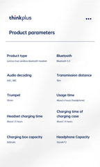 Original Lenovo XT80 Wireless Sports Earbuds – HiFi Sound & LED Display.