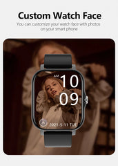 Sport Smart Watch Fitness Clock Health Monitor Waterproof Smartwatch Bluetooth Call Watches for Men Women IOS Xiaomi Huawei 2024