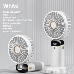 Your Ideal Fan: Foldable, Portable and Rechargeable for the Summer Heat