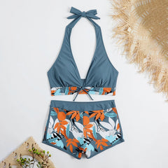 Floral Two-Piece Swimsuit – Adjustable Straps for Perfect Fit