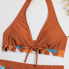 Floral Two-Piece Swimsuit – Adjustable Straps for Perfect Fit