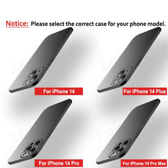 For iPhone 17 16 16e 15 14 13 12 Pro Max ZROTEVE Slim Matte Hard PC Cover On iPhone16 Plus iPhone13 Mini iPhone17 Air Phone Case