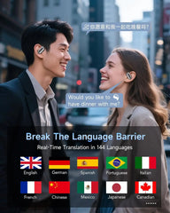 "AI Smart Translator Earbuds – Instant Translation in 144 Languages"