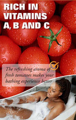 AILKE Organic Tomato Soap Bar, Lightening Skin, Deeply Clean, Exfoliate, Remove Dark Spots, Moisturizing, For Face and Body