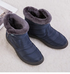 Women's Boots Women's Ankle Boots With Fur Winter Shoes Women Low Heels Winter Boots Snow Waterproof Botas Mujer Winter Footwear