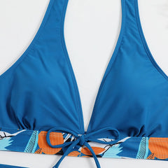 Floral Two-Piece Swimsuit – Adjustable Straps for Perfect Fit