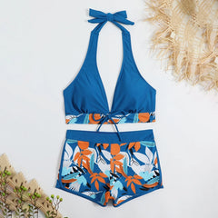 Floral Two-Piece Swimsuit – Adjustable Straps for Perfect Fit