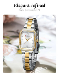 CURREN Elegant Quartz Ladies Wristwatch Top Brand Original Watch For Women