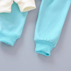 New Autumn Winter Baby Girl Clothes Children Boys Thickened Hooded Vest T-Shirt Pants 3Pcs/Sets Toddler Costume Kids Tracksuits