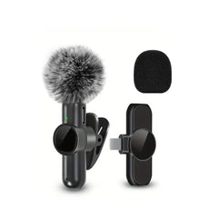 Wireless lavalier microphone, mini microphone, suitable for mobile live streaming, video recording and recording
