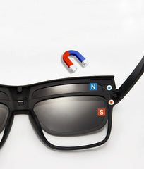 6-in-1 Magnetic Polarized Clip-On Sunglasses for Men & Women – Versatile & Stylish