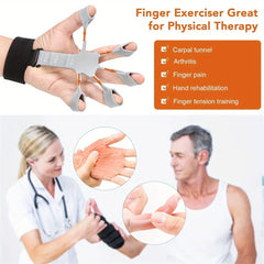 Finger Training Exercise Stretcher Hand Grips Adjustable Strengthener Resistance band Trainer Hand Brush Expander Exercise