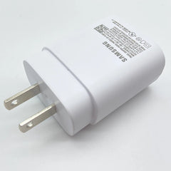 Samsung 25W US Plug Super Fast USB-C Charger PD Wall Power Adapter For Galaxy S24 S23 S22 S21 S20 Plus Note 20 Ultra A54 A56 A55