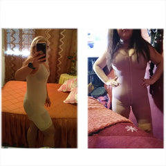 Full Body Shaper High Compression Shapewear Girdle With Brooches Bust For Postpartum Slimming Sheath Belly Fajas Colombianas