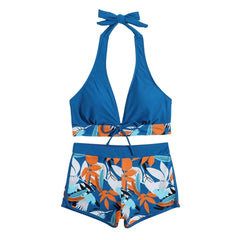 Floral Two-Piece Swimsuit – Adjustable Straps for Perfect Fit