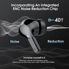 HiFi Wireless Earbuds BT5.3 – 48H Playtime, ENC Noise Cancelling, LED Display, IP7 Waterproof.