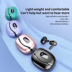 2025 BLAST! i63 Bluetooth 5.4 True Wireless Sports Earbuds – LED Display, Mic & Long Battery