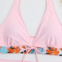 Floral Two-Piece Swimsuit – Adjustable Straps for Perfect Fit