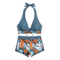 Floral Two-Piece Swimsuit – Adjustable Straps for Perfect Fit