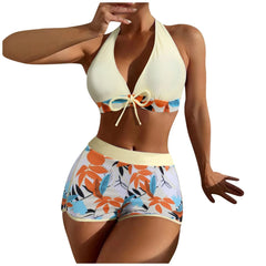 Floral Two-Piece Swimsuit – Adjustable Straps for Perfect Fit