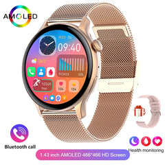 For Xiaomi New Smartwatch 1.43 Inch Full Screen Bluetooth Call Heart Rate Sleep Monitor Sports Models Smart Watch For Men Women