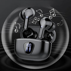 HiFi Wireless Earbuds BT5.3 – 48H Playtime, ENC Noise Cancelling, LED Display, IP7 Waterproof.