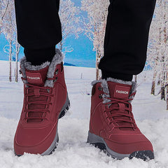 Men's Winter Snow Boots woman's Waterproof sneakers Super Warm.