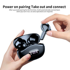 2025 BLAST! i63 Bluetooth 5.4 True Wireless Sports Earbuds – LED Display, Mic & Long Battery