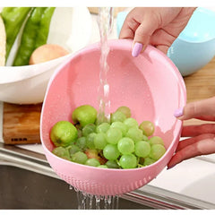 Kitchen Utensils Rice Food Spin Dryer Beans Kitchens Accessories Peas Green Pink
