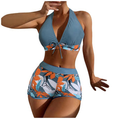 Floral Two-Piece Swimsuit – Adjustable Straps for Perfect Fit