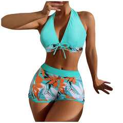 Floral Two-Piece Swimsuit – Adjustable Straps for Perfect Fit