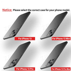 For iPhone 17 16 16e 15 14 13 12 Pro Max ZROTEVE Slim Matte Hard PC Cover On iPhone16 Plus iPhone13 Mini iPhone17 Air Phone Case