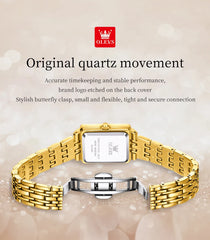 OLEVS 9995 Elegant Quartz Ladies Wristwatch Auto Date Top Brand Original Watch For Women Luxury Waterproof Luminous Watches 2024