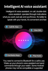 2024 New Medical Grade Smart Watch Women Blood Lipid Uric Acid Monitor Bluetooth Call SOS Watches Sport Health Smartwatch Men