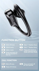 Lenovo XT80 True Wireless Earphones – Bluetooth 5.3, Noise Cancelling, Mic & Control, Waterproof Sport Earhooks