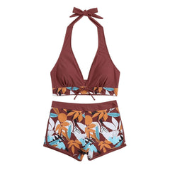 Floral Two-Piece Swimsuit – Adjustable Straps for Perfect Fit
