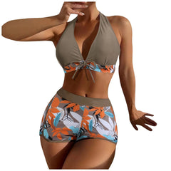 Floral Two-Piece Swimsuit – Adjustable Straps for Perfect Fit