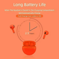 3×1 Special, Pro 6 TWS Bluetooth Earphones Wireless Bluetooth Headset Noise Cancelling Earbuds with Mic Pro6 Wireless Headphones for IPhone