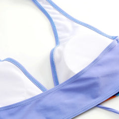 Floral Two-Piece Swimsuit – Adjustable Straps for Perfect Fit