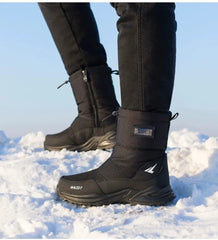 New Winter Men's Boots Fashion Outdoor Casual Platform Boot Plush Warm Snow Boots for Men